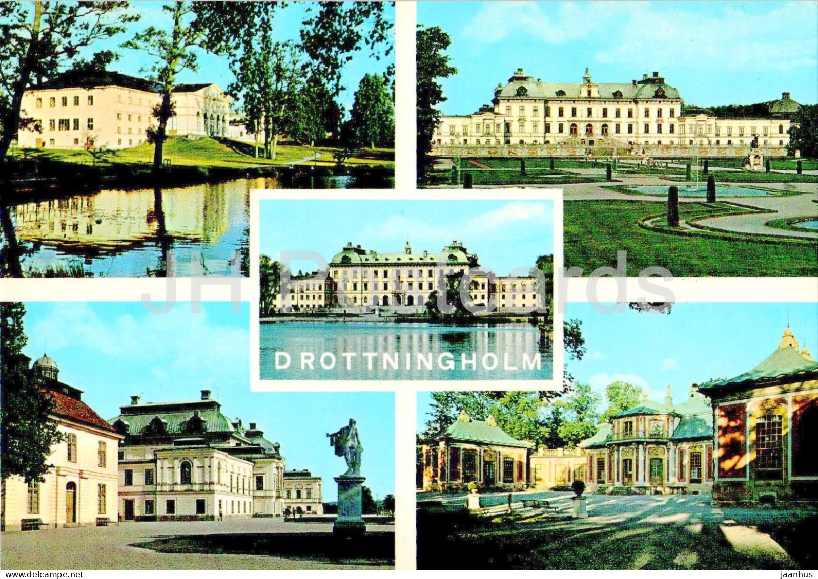 Drottningholm - Castle - Multiview - A-95 - Sweden - Unused - Suède