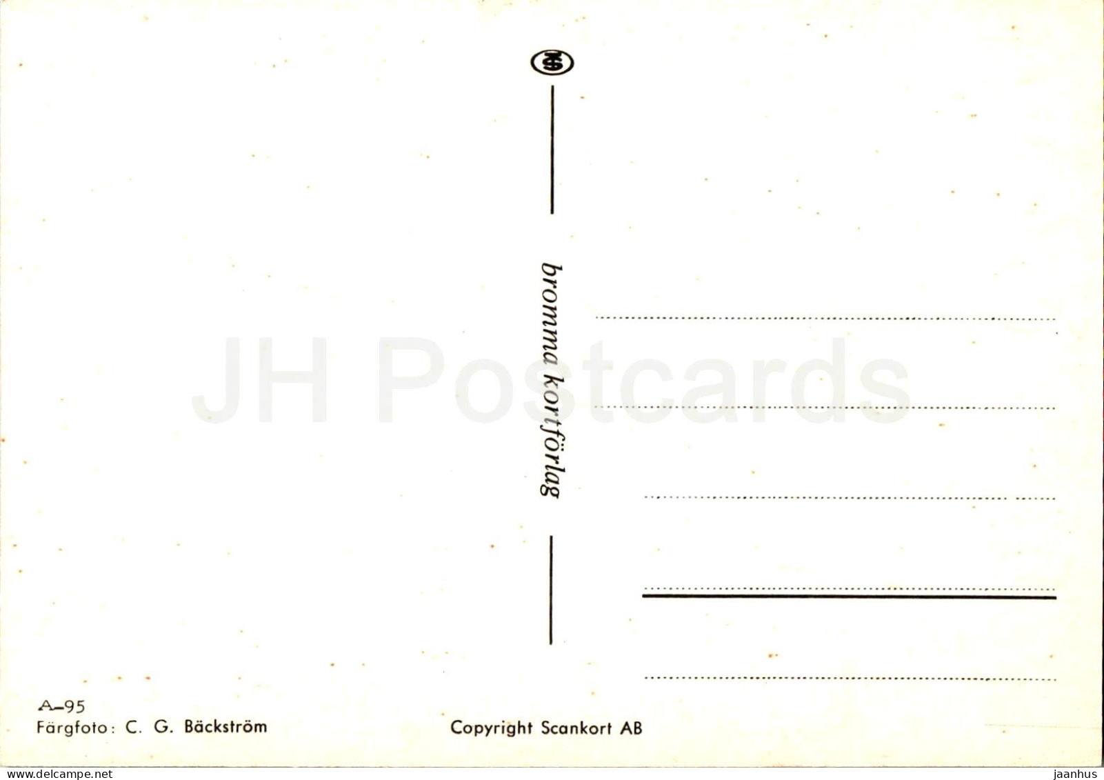 Drottningholm - Castle - Multiview - A-95 - Sweden - Unused - Suède