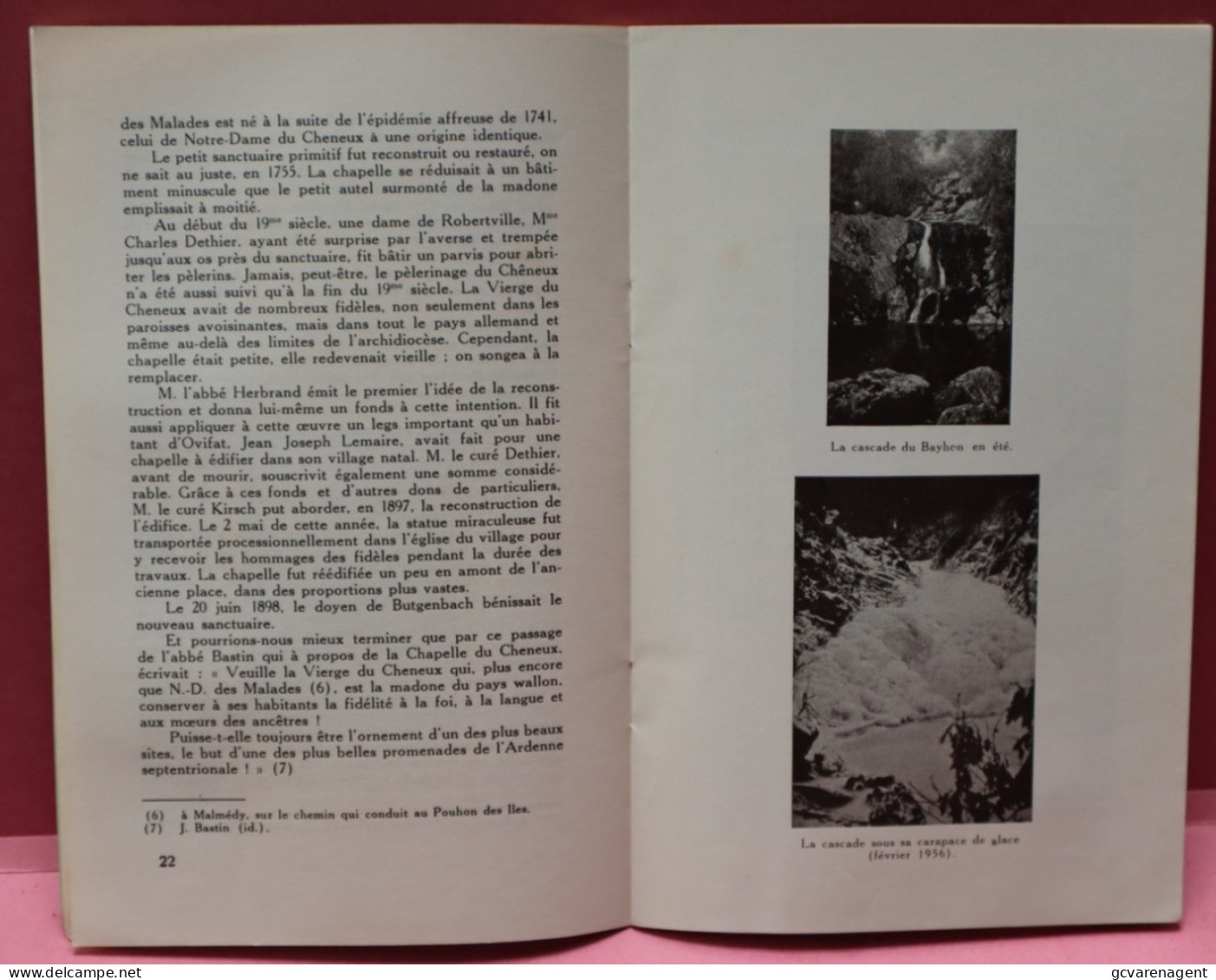 GUIDE TOURISTQUE ILLUSTRE DE ROBERTVILLE ET ENVIRONS - 1956 BON ETAT - 48 PAGES  21.5 X 14 CM    VOIR IMAGES - Toerisme