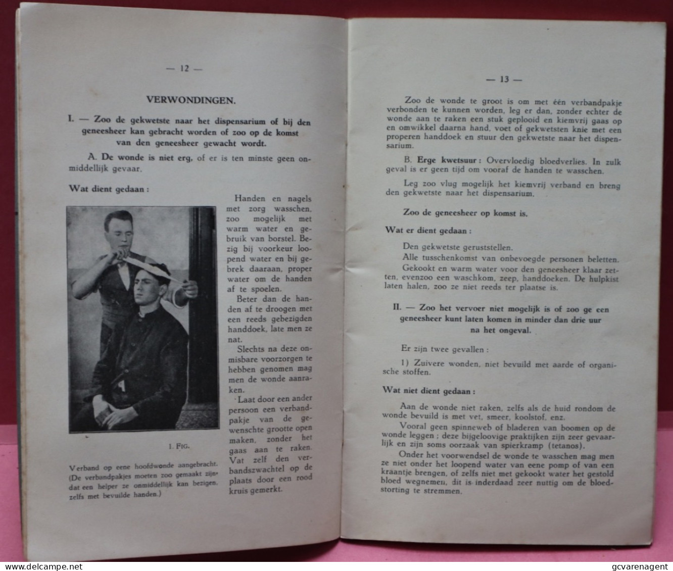 ROOD KRUIS VAN BELGIE 1933 - LEIDRAAD V/D VORMING VAN NIJVERHEIDS HELPERS -  GOEDE STAAT - 61 BLE  ZIE AFBEELDINGEN - Andere & Zonder Classificatie