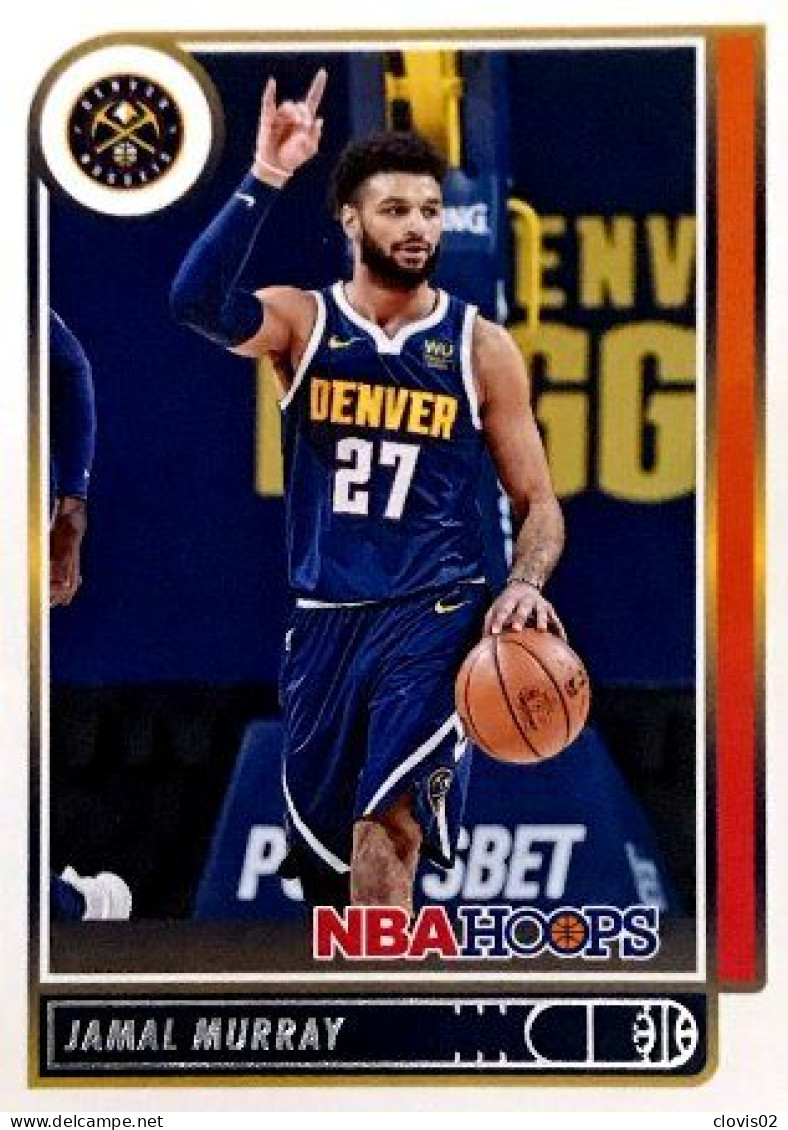 1 Jamal Murray - Denver Nuggets - Carte Panini NBA Hoops Base Cards 2021-22 - Autres & Non Classés