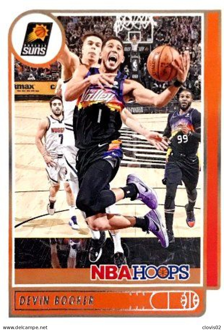 6 Devin Booker - Phoenix Suns - Carte Panini NBA Hoops Base Cards 2021-22 - Autres & Non Classés