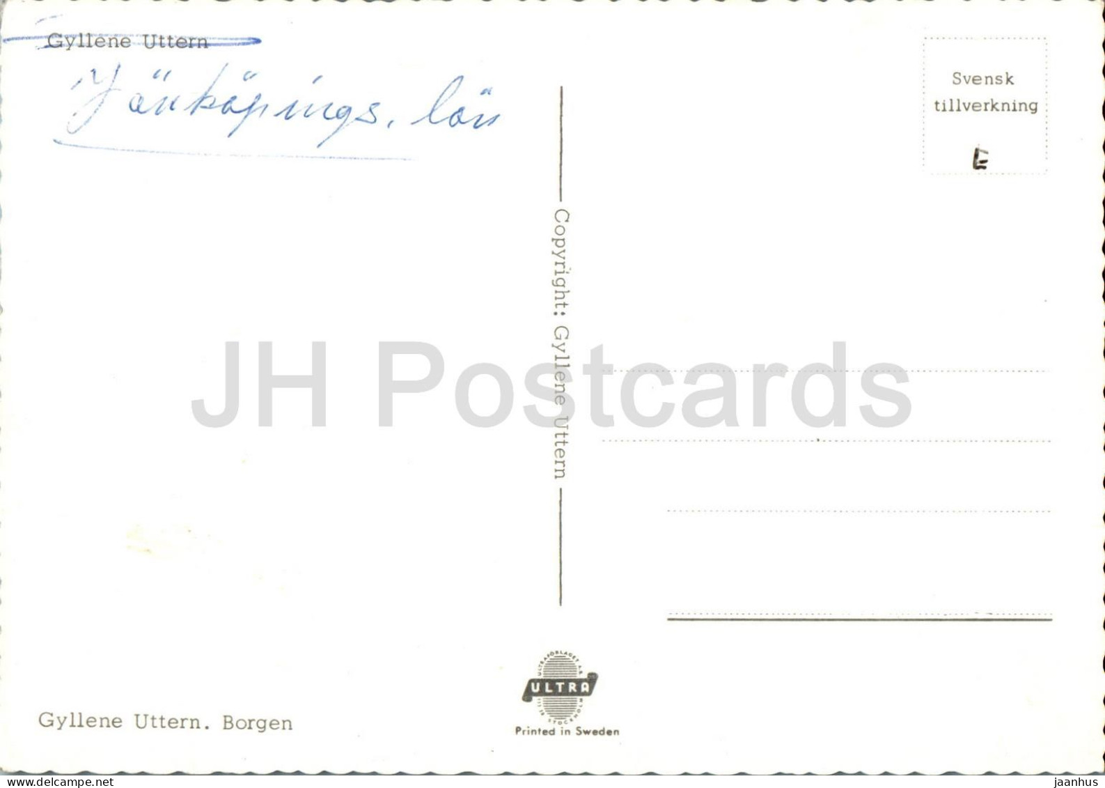 Gyllene Uttern - Borgen - Hotel - Sweden - Used - Svezia