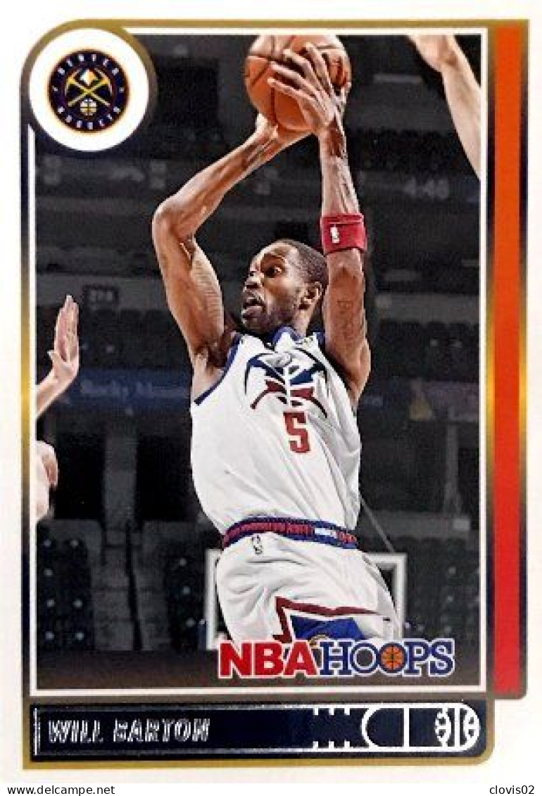 31 Will Barton - Denver Nuggets - Carte Panini NBA Hoops Base Cards 2021-22 - Autres & Non Classés