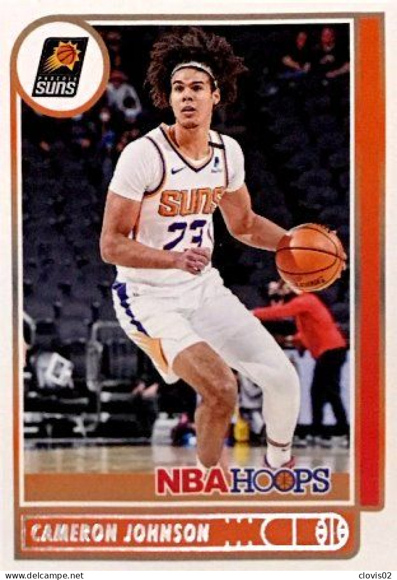 56 Cameron Johnson - Phoenix Suns - Carte Panini NBA Hoops Base Cards 2021-22 - Autres & Non Classés