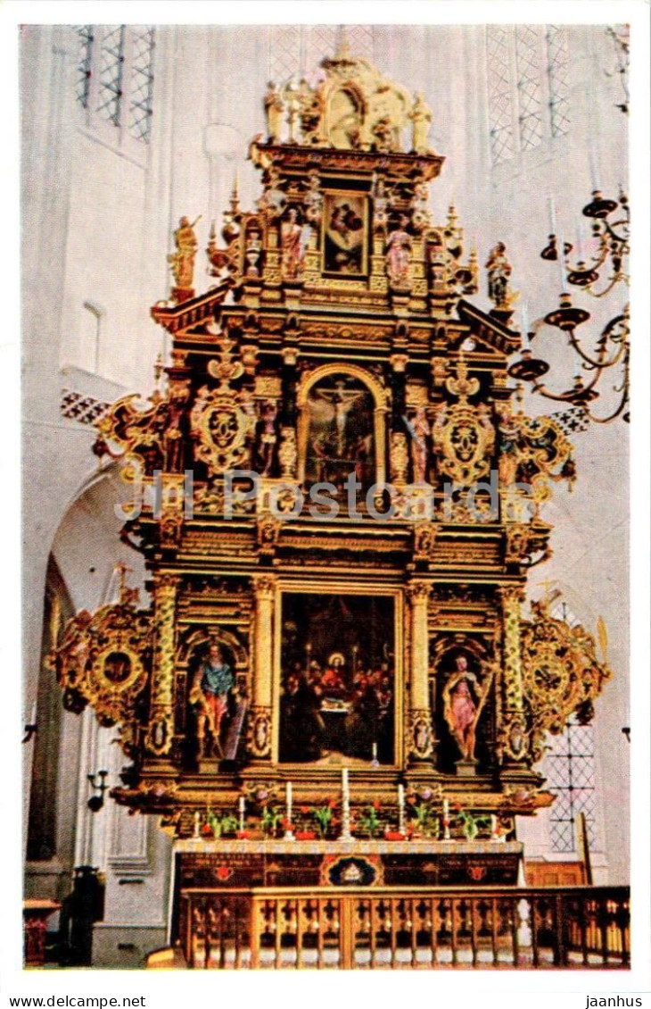 Malmo - St Petri Kyrka - Hogaltaret - Altar - Church - Sweden - Unused - Svezia