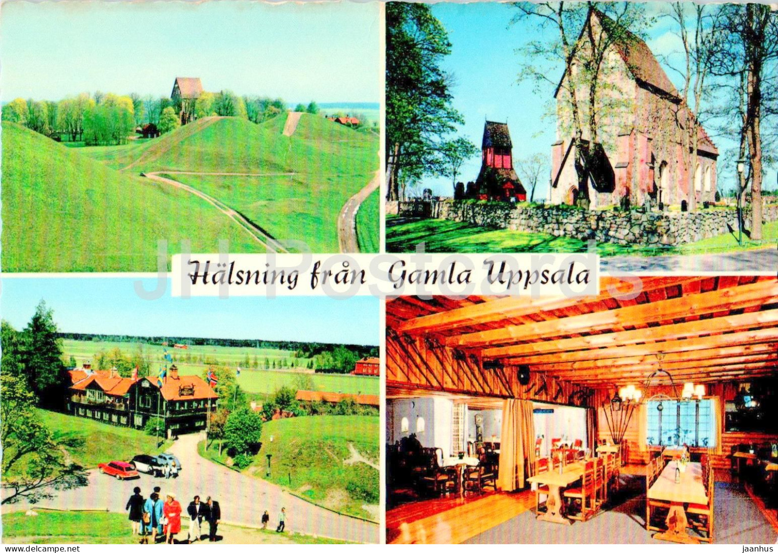 Halsning Fran Gamla Uppsala - Town Views - Multiview - 847 - Sweden - Unused - Schweden