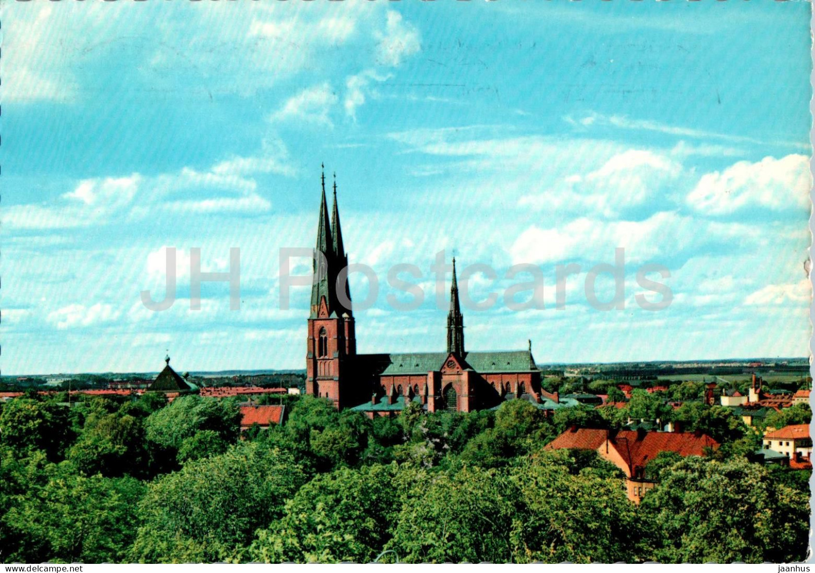 Uppsala - Domkyrkan Fran Slottet - The Cathedral From The Castle - 78/40 - 1968 - Sweden - Used - Schweden