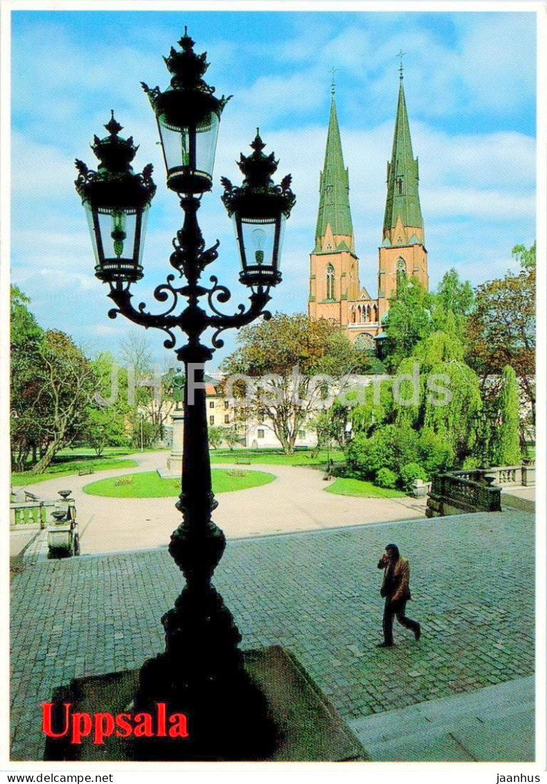 Uppsala - View From Entrance Of The University Building - Cathedral - 7029 - 1995 - Sweden - Used - Schweden