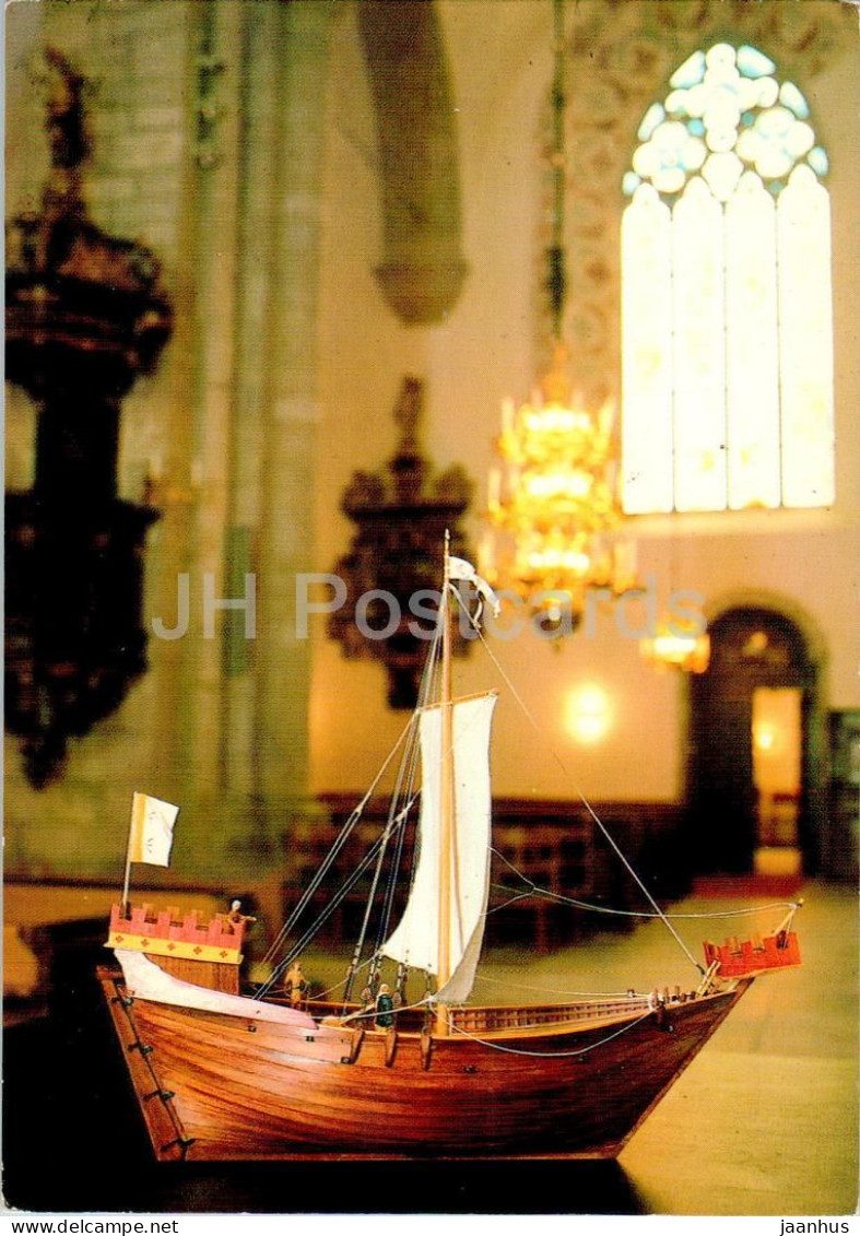 Visby Domkyrka - Votivskepp - Ship Model - Votive Ship - Cathedral - Gotland - 164 - Sweden - Unused - Schweden