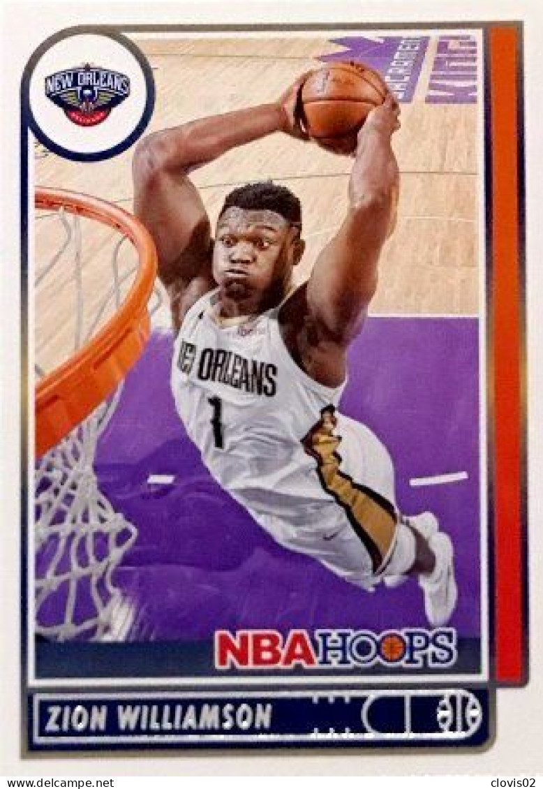 84 Zion Williamson - New Orleans Pelicans - Carte Panini NBA Hoops Base Cards 2021-22 - Autres & Non Classés