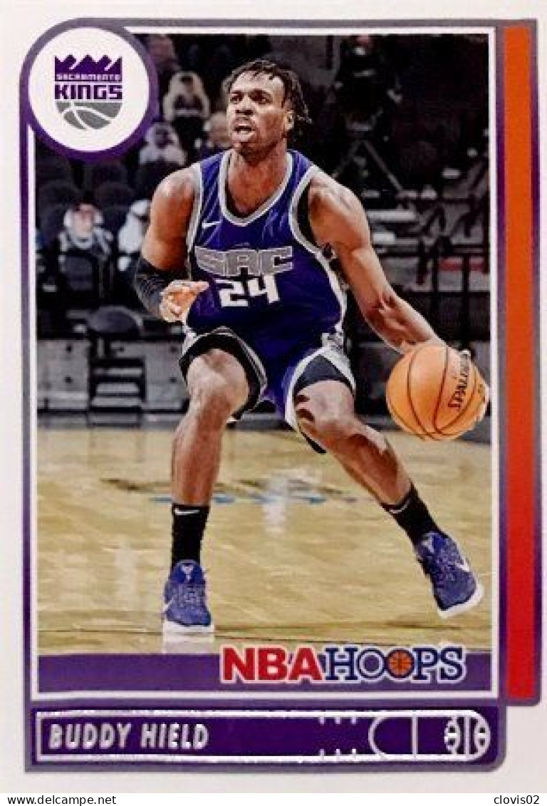 98 Buddy Hield - Sacramento Kings - Carte Panini NBA Hoops Base Cards 2021-22 - Autres & Non Classés