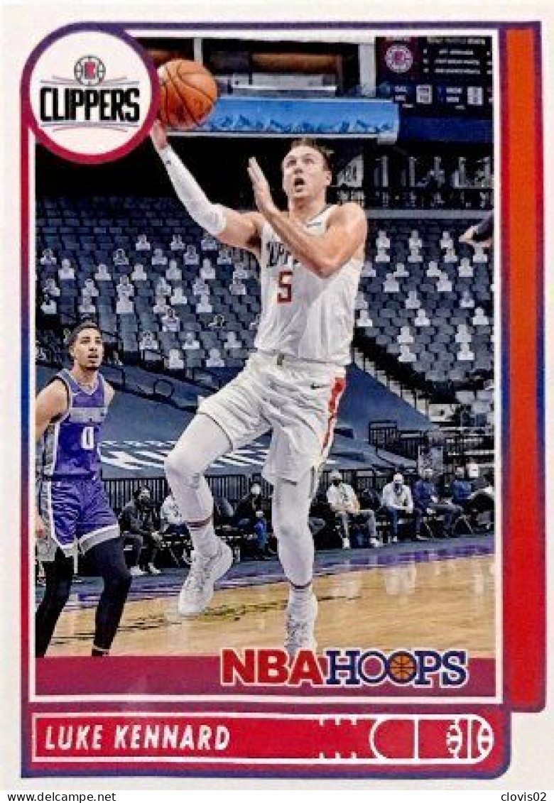 116 Luke Kennard - Los Angeles Clippers - Carte Panini NBA Hoops Base Cards 2021-22 - Autres & Non Classés