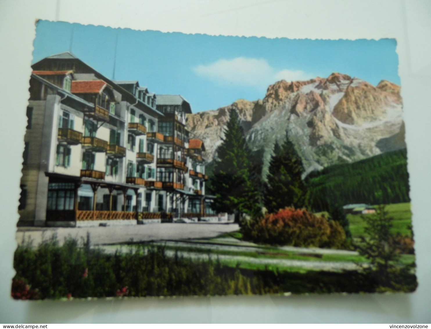 Cartolina Viaggiata "CAMPO CARLO MAGNO  Golf Hotel Gruppo Di Brenta" 1955 - Hotel's & Restaurants