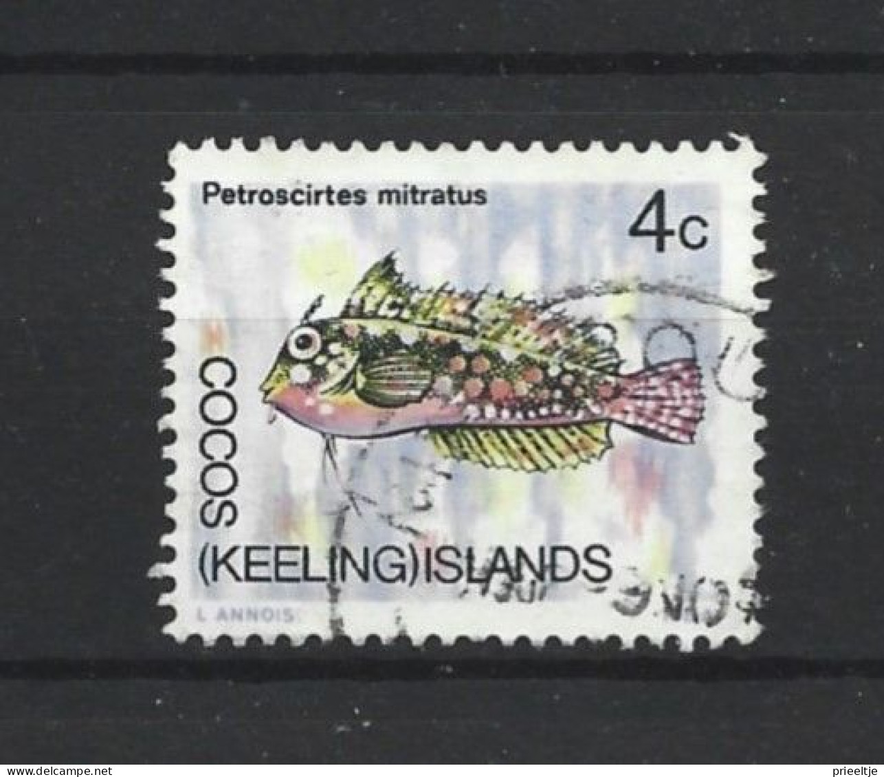 Cocos Keeling 1969 Fish Y.T. 11 (0) - Islas Cocos (Keeling)