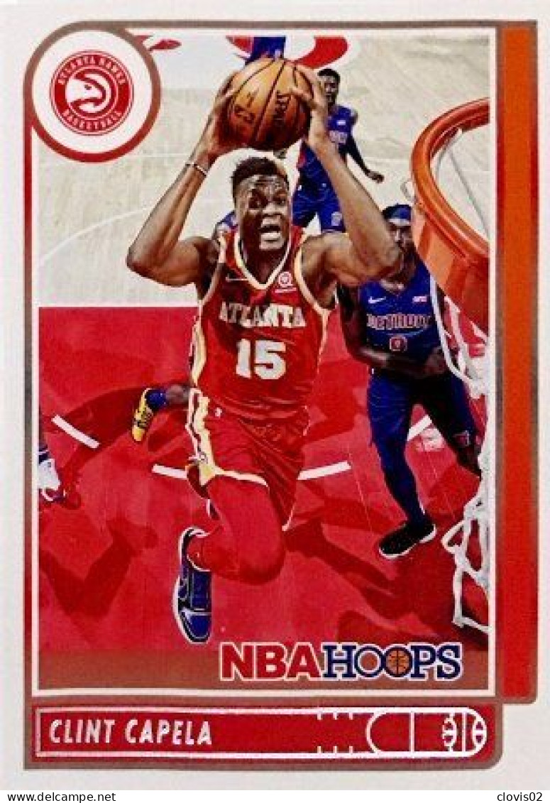 158 Clint Capela - Atlanta Hawks - Carte Panini NBA Hoops Base Cards 2021-22 - Autres & Non Classés