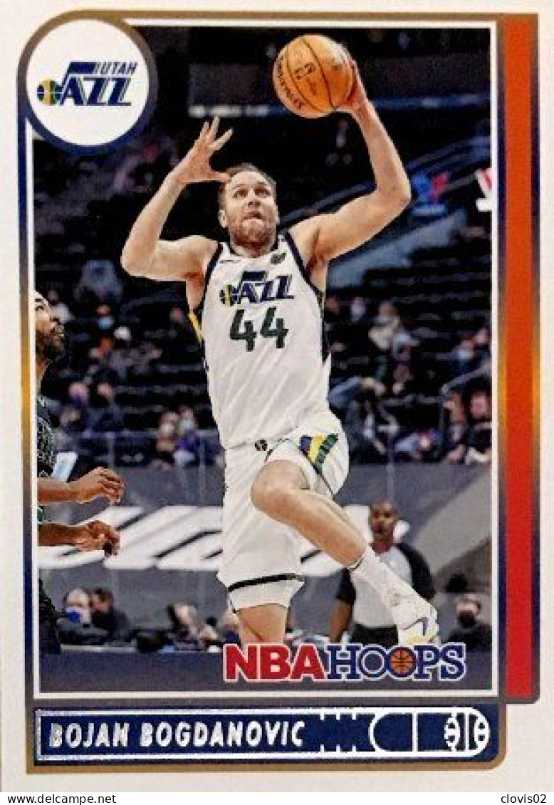 159 Bojan Bogdanovic - Utah Jazz - Carte Panini NBA Hoops Base Cards 2021-22 - Autres & Non Classés