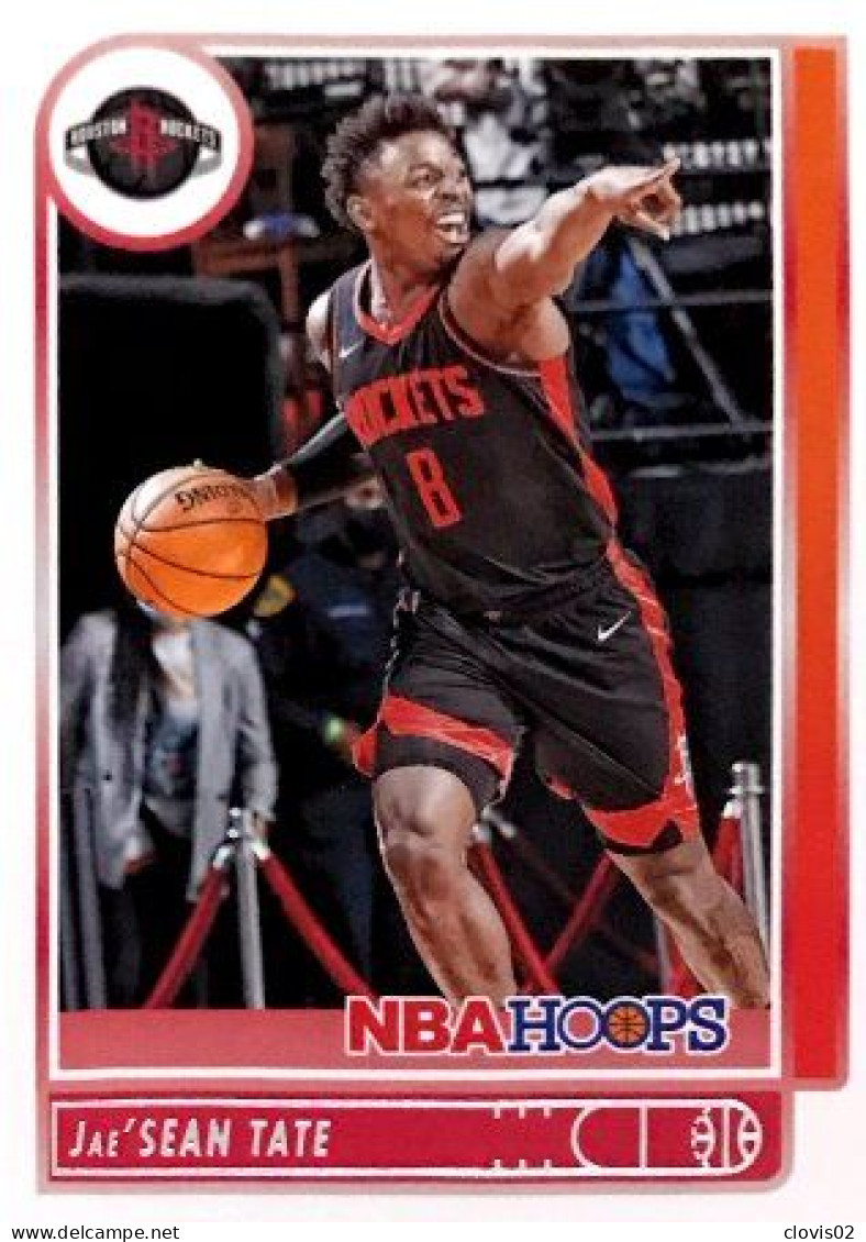 174 Jae'Sean Tate - Houston Rockets - Carte Panini NBA Hoops Base Cards 2021-22 - Altri & Non Classificati