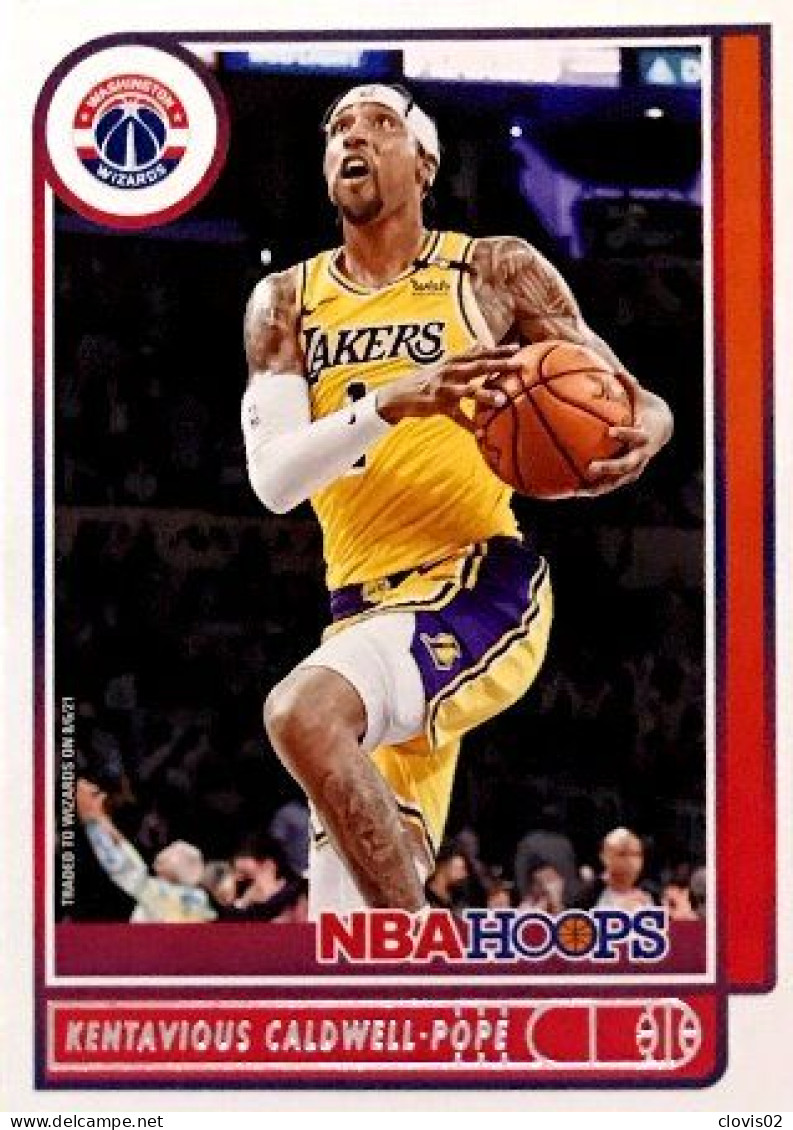 176 Kentavious Caldwell-Pope - Washington Wizards - Carte Panini NBA Hoops Base Cards 2021-22 - Autres & Non Classés