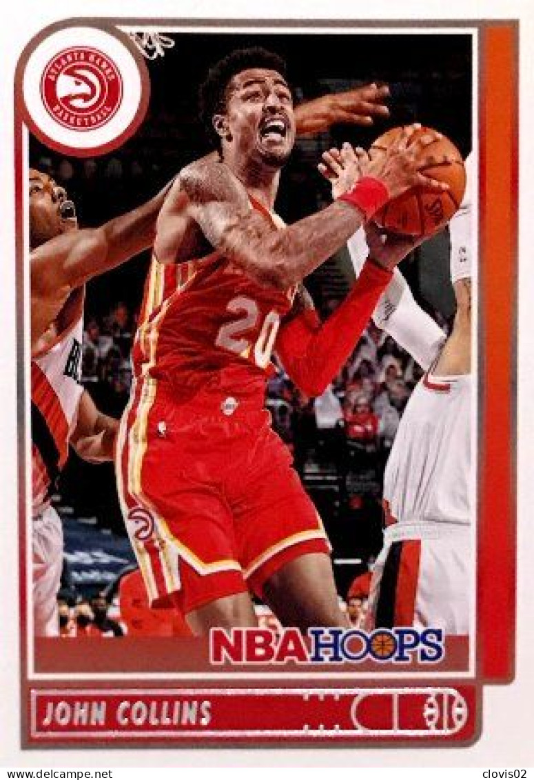 178 John Collins - Atlanta Hawks - Carte Panini NBA Hoops Base Cards 2021-22 - Altri & Non Classificati