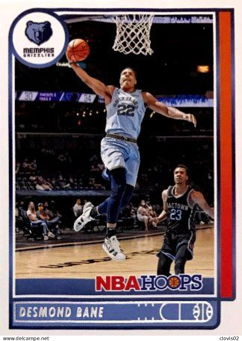 192 Desmond Bane - Memphis Grizzlies - Carte Panini NBA Hoops Base Cards 2021-22 - Other & Unclassified