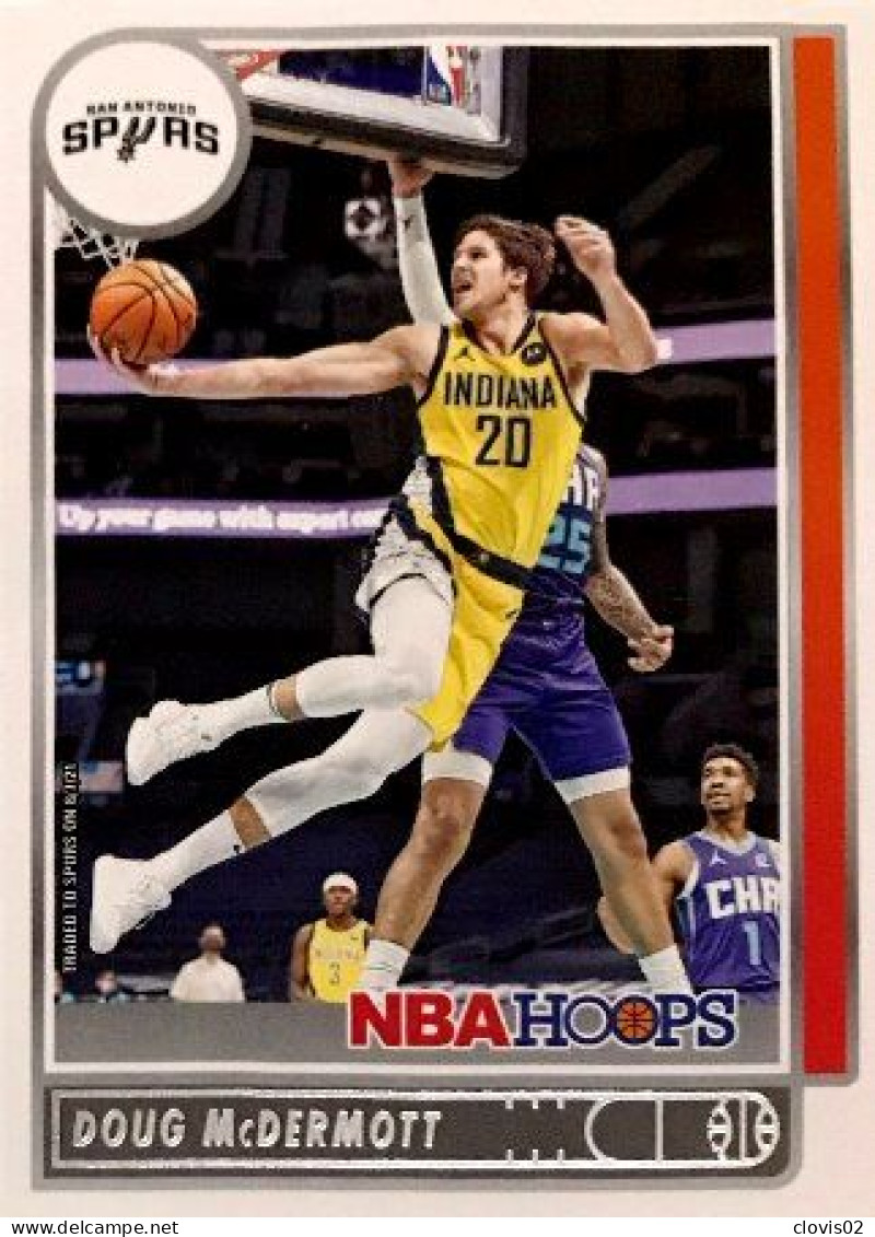 193 Doug McDermott - San Antonio Spurs - Carte Panini NBA Hoops Base Cards 2021-22 - Sonstige & Ohne Zuordnung