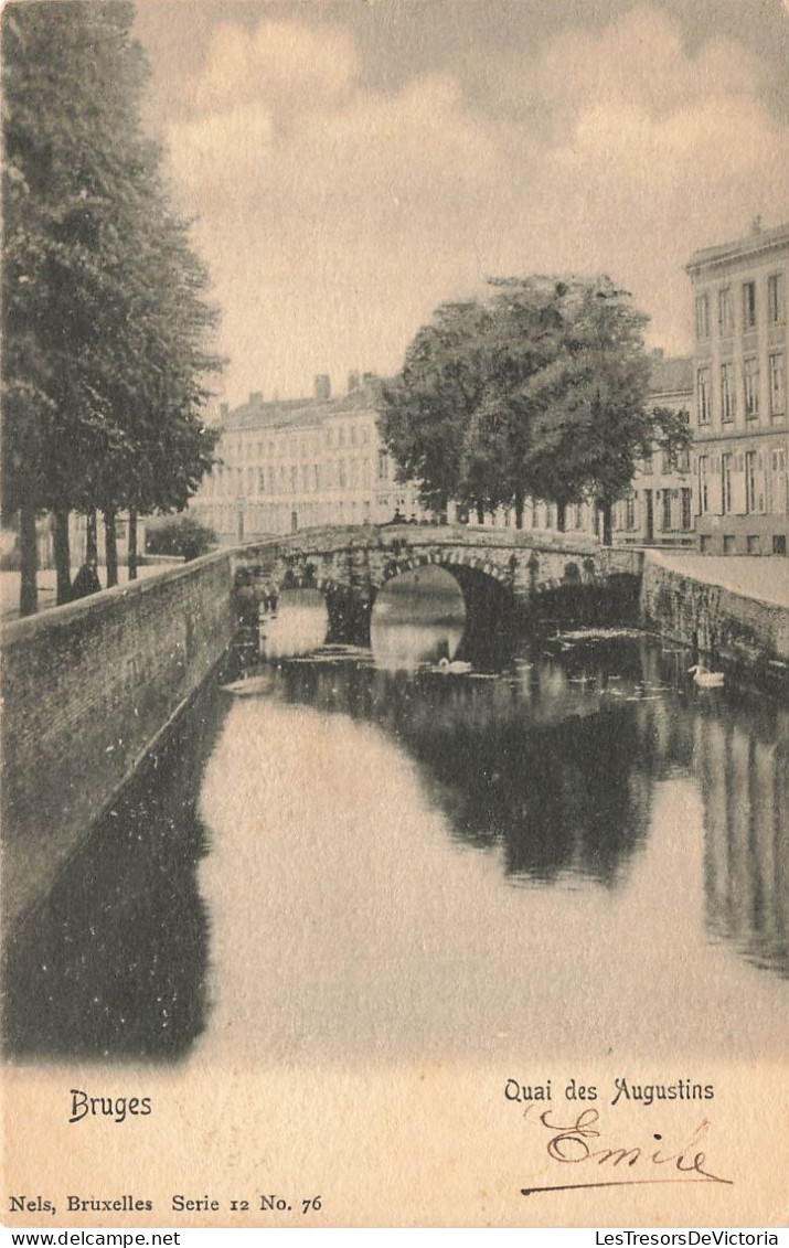 BELGIQUE - Bruges - Quai Des Augustins - Carte Postale Ancienne - Brugge