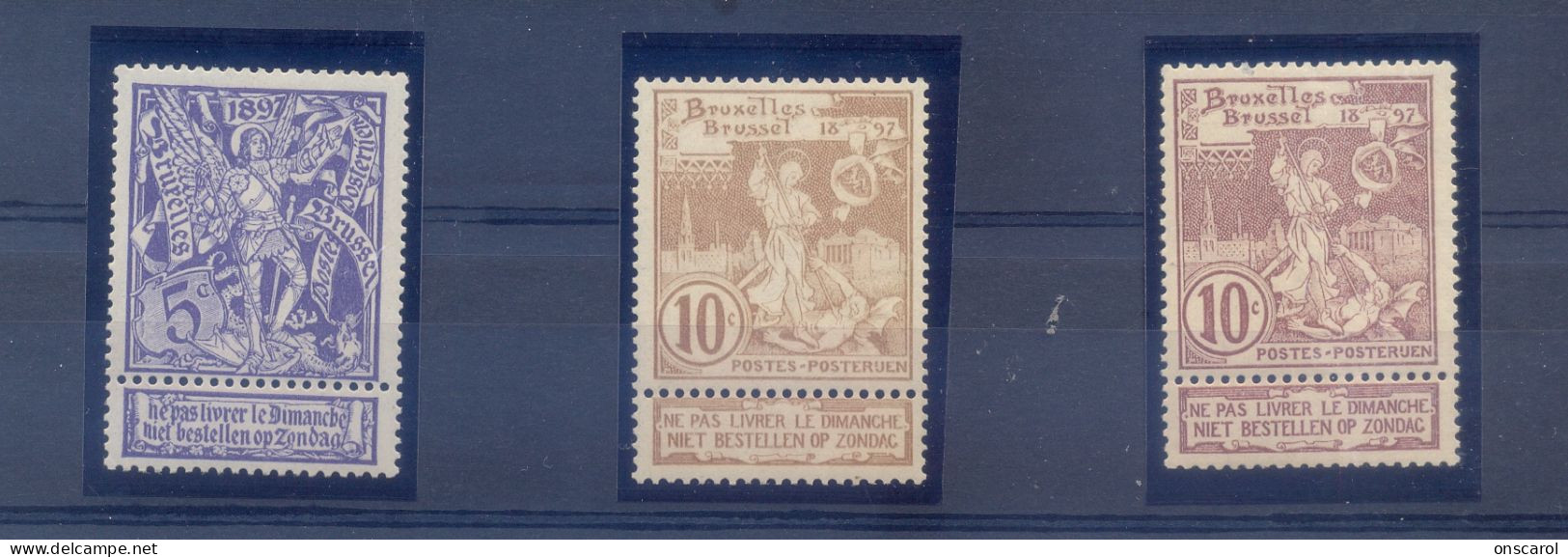 71/73 ** MNH Postgaaf  PRACHTIG - 1894-1896 Expositions