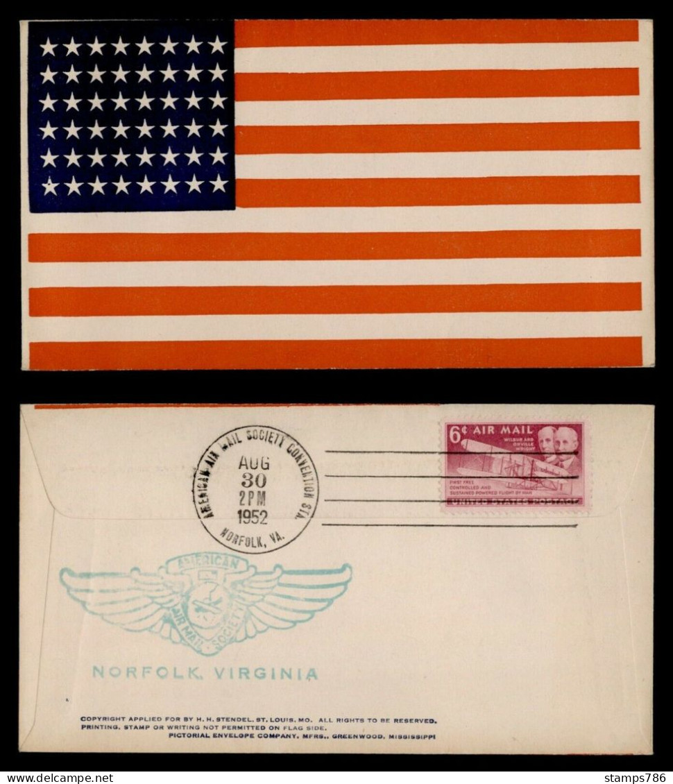 USA Cover Stamps (A-2600-special-1) Flag Early Air Craft - Covers & Documents