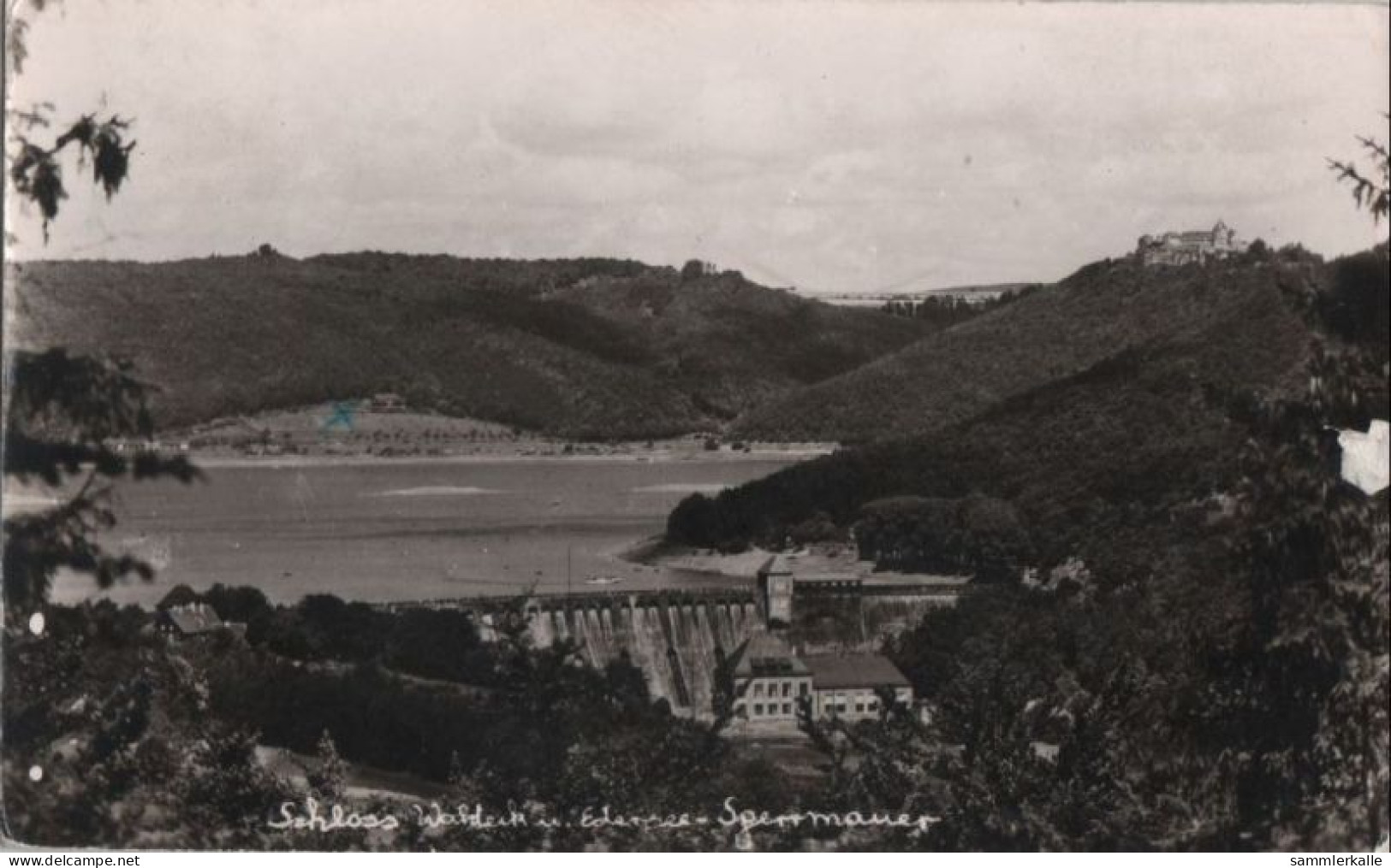 87791 - Waldeck - Schloss Und Edersee-Sperrmauer - 1965 - Waldeck