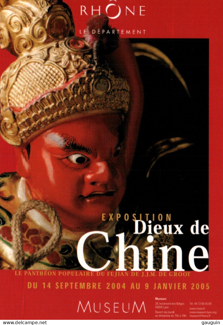 CPM - LYON - Muséum - EXPO Dieux De CHINE ... Edition Cart'com - Objets D'art