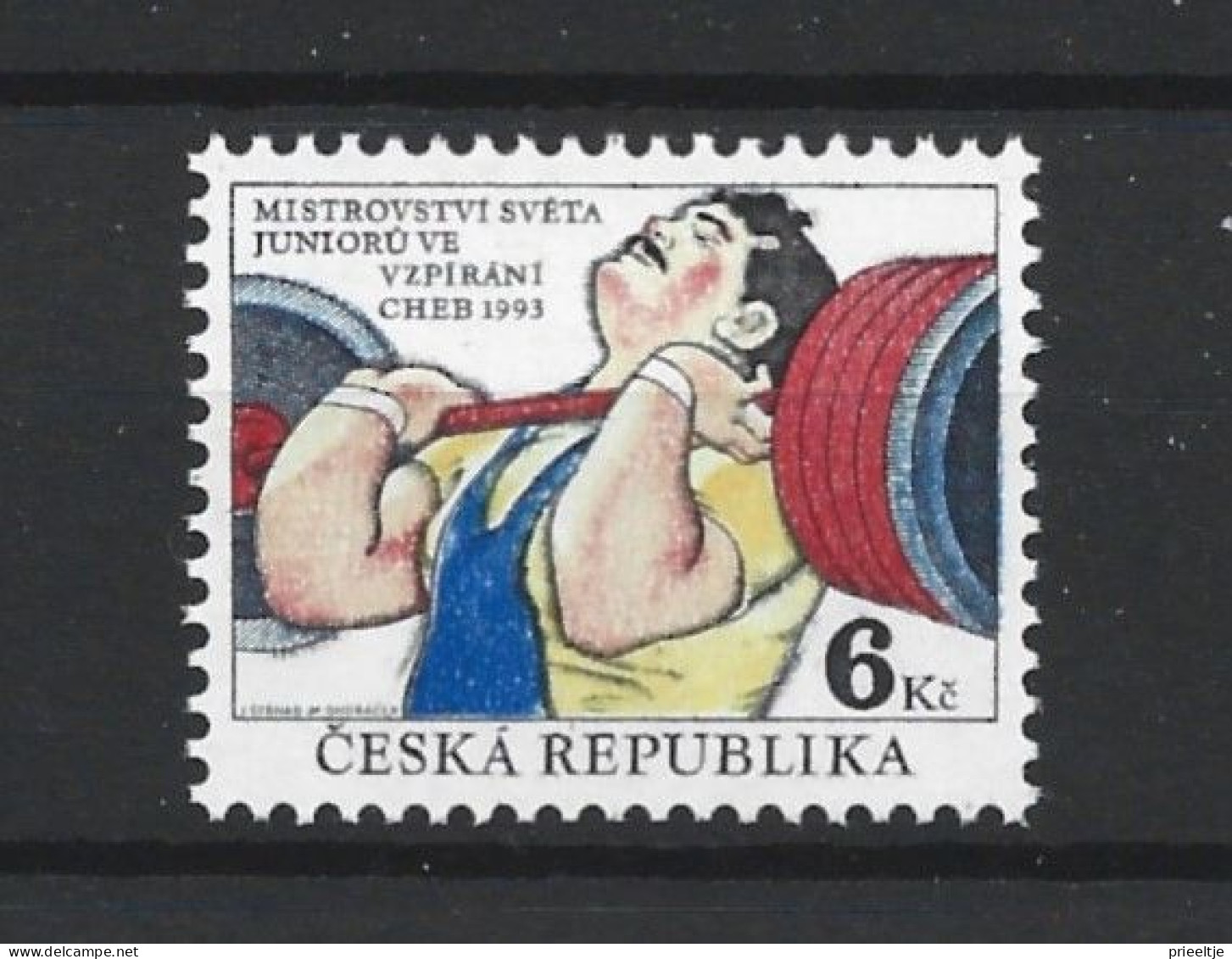Ceska Rep. 1993 Weightlifting Y.T. 8 ** - Ungebraucht