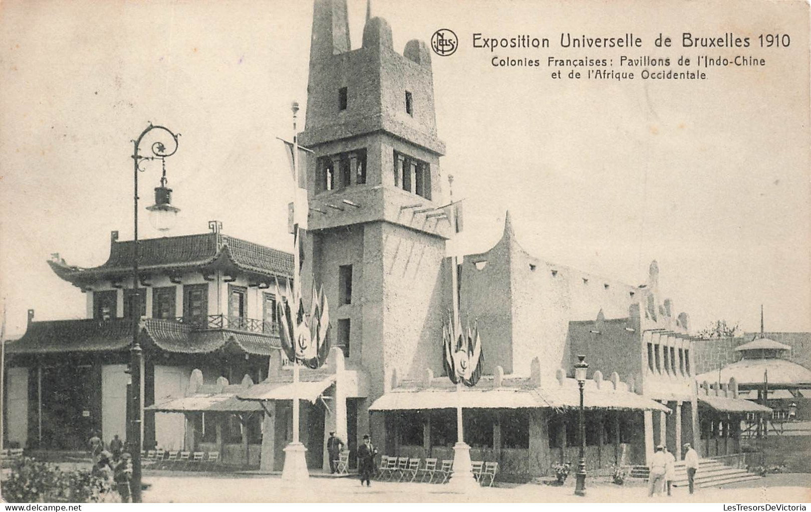 BELGIQUE - Bruxelles - Exposition Universelle - Colonies Françaises - Pavillons De L'Indochine - Carte Postale Ancienne - Mostre Universali