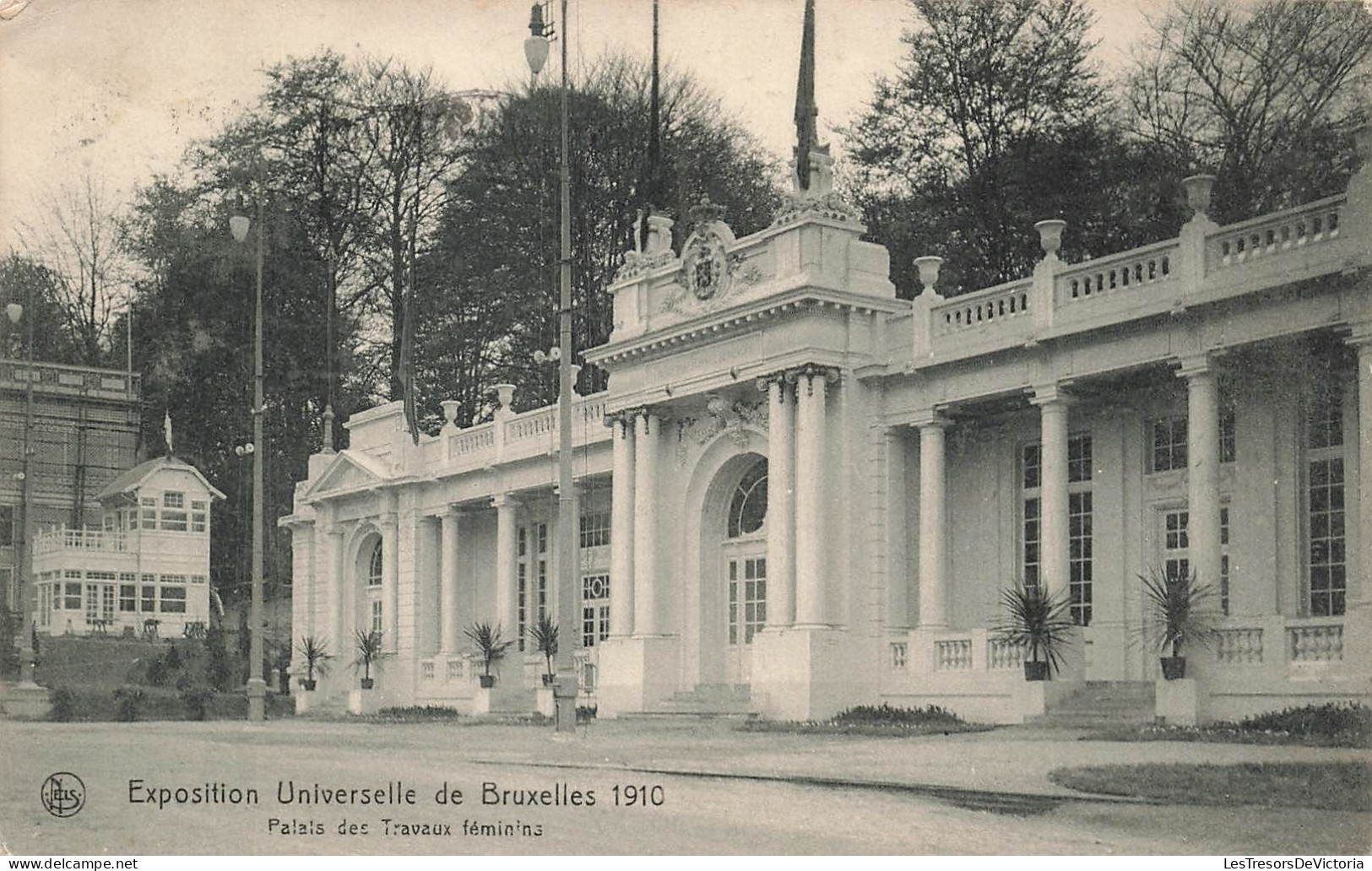 BELGIQUE - Bruxelles - Exposition Universelle 1910 - Palais Des Travaux Féminins - Carte Postale Ancienne - Universal Exhibitions