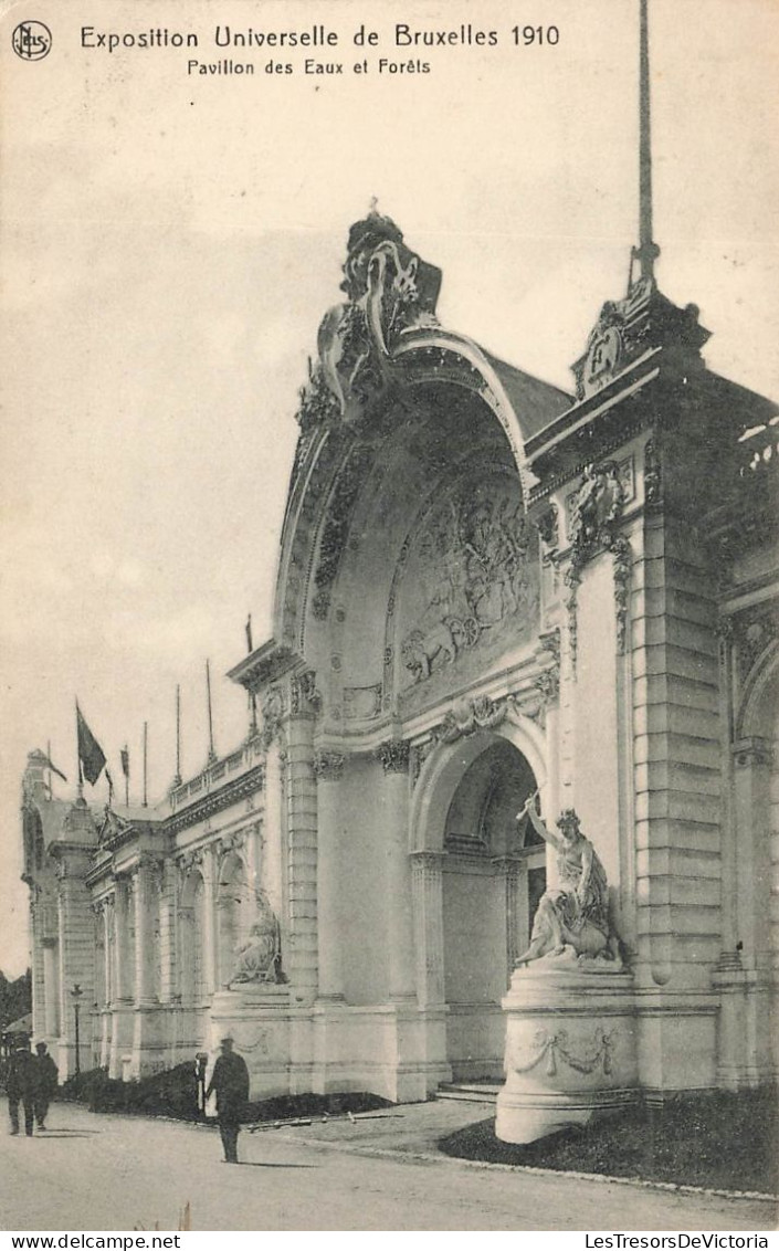 BELGIQUE - Bruxelles - Exposition Universelle 1910 - Pavillons Des Eaux Et Forêts - Carte Postale Ancienne - Expositions Universelles