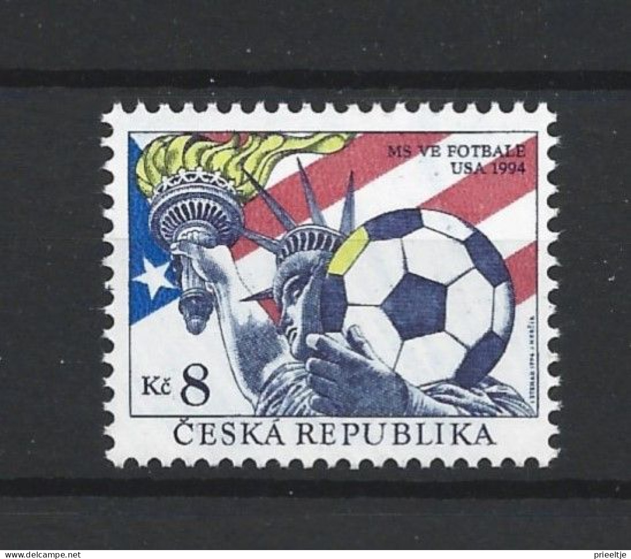 Ceska Rep. 1994 FIFA World Cup U.S.A. Y.T. 43 ** - Unused Stamps