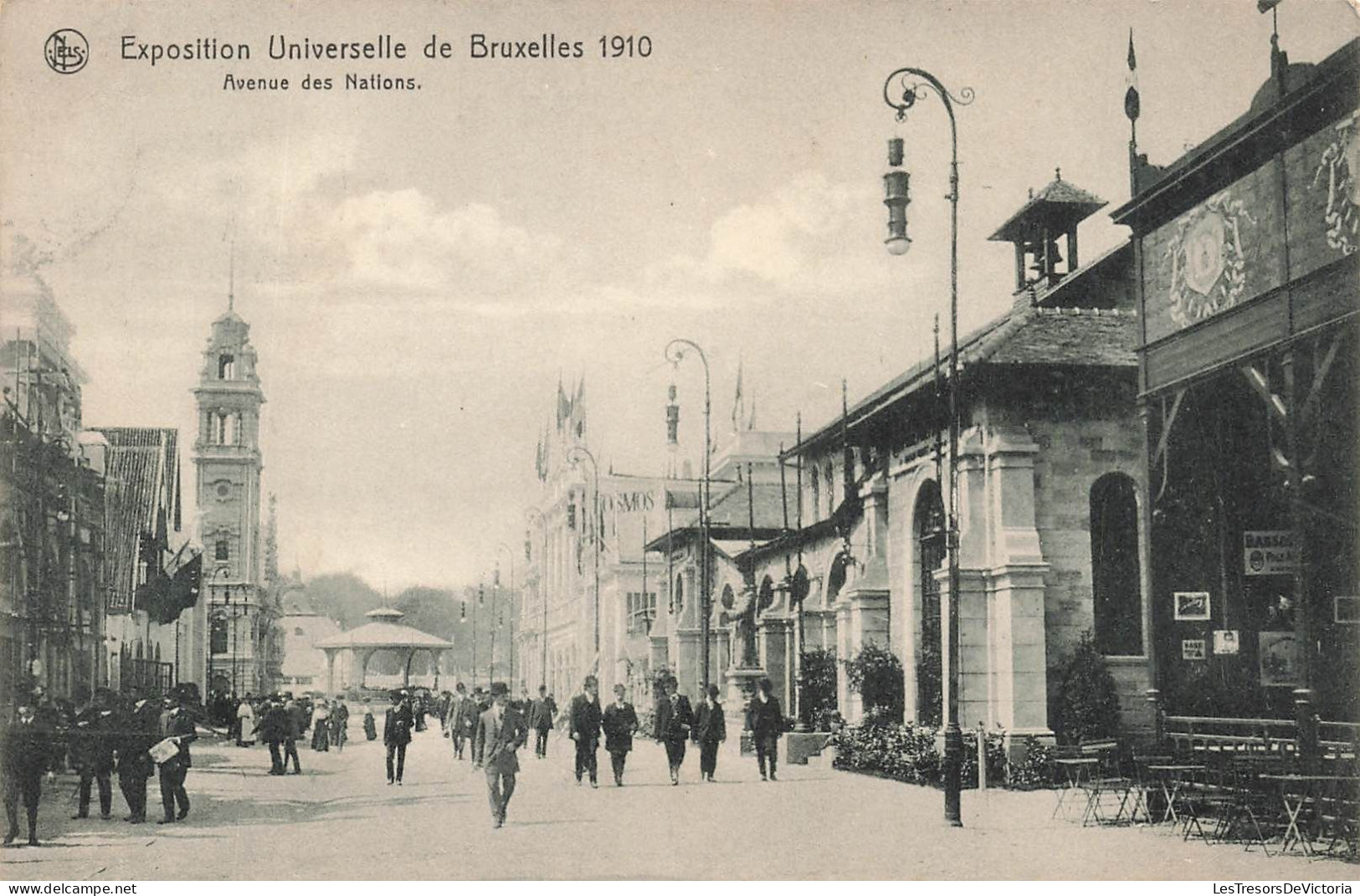 BELGIQUE - Bruxelles - Exposition Universelle 1910 - Avenue Des Nations - Carte Postale Ancienne - Exposiciones Universales
