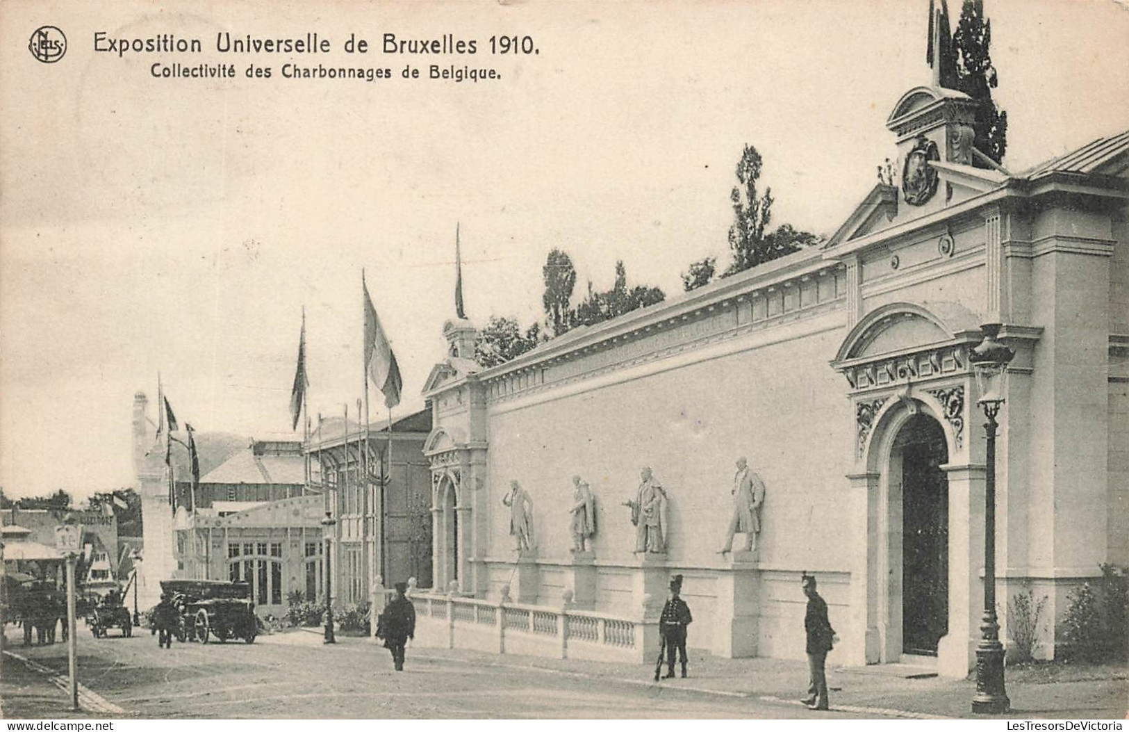 BELGIQUE - Bruxelles - Exposition Universelle 1910 - Collectivité Des Charbonnages - Carte Postale Ancienne - Expositions Universelles