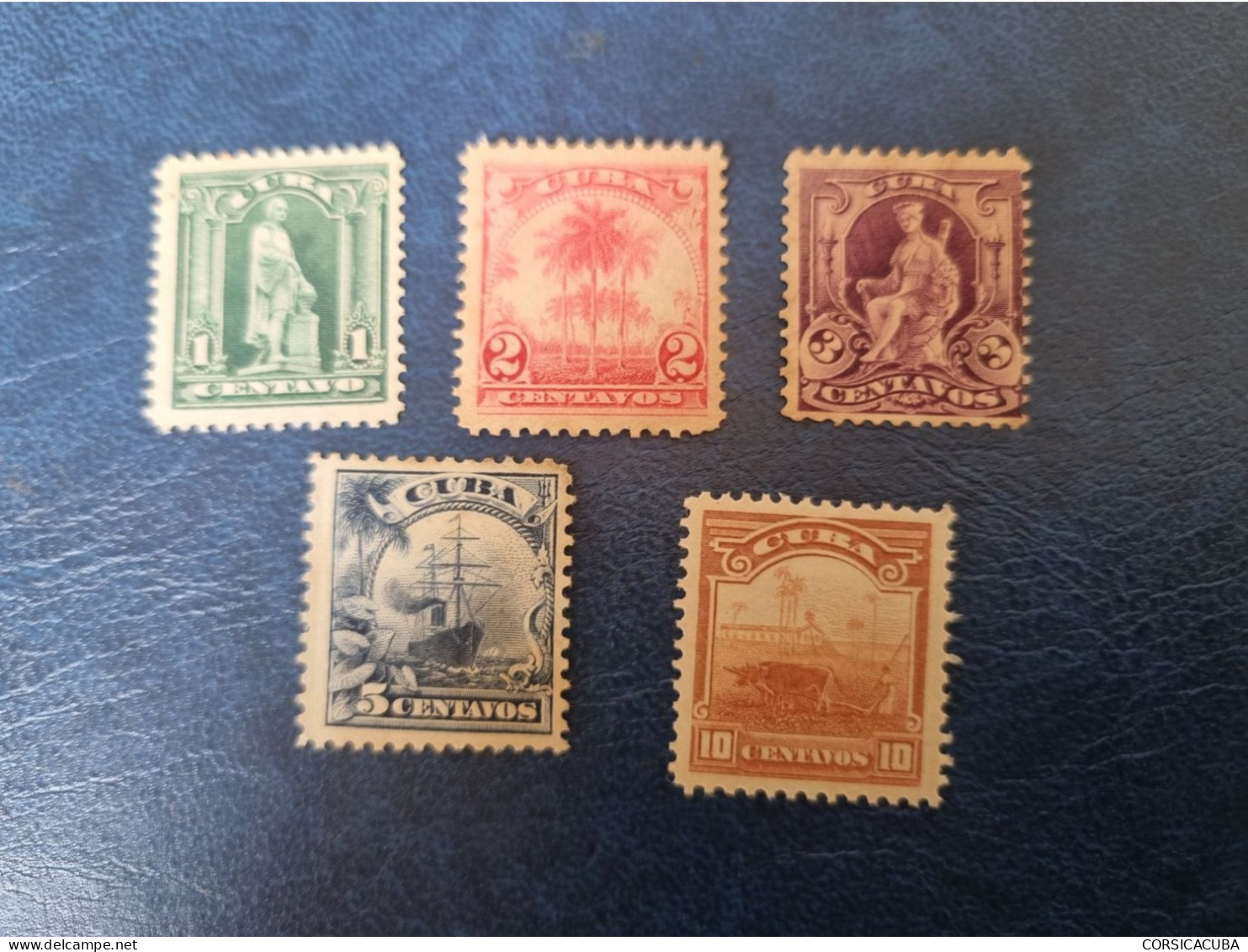 CUBA  NEUF  ALEGORIAS  CUBANAS  1899/1902  //  PARFAIT  ETAT  //  1er  CHOIX  // - Neufs