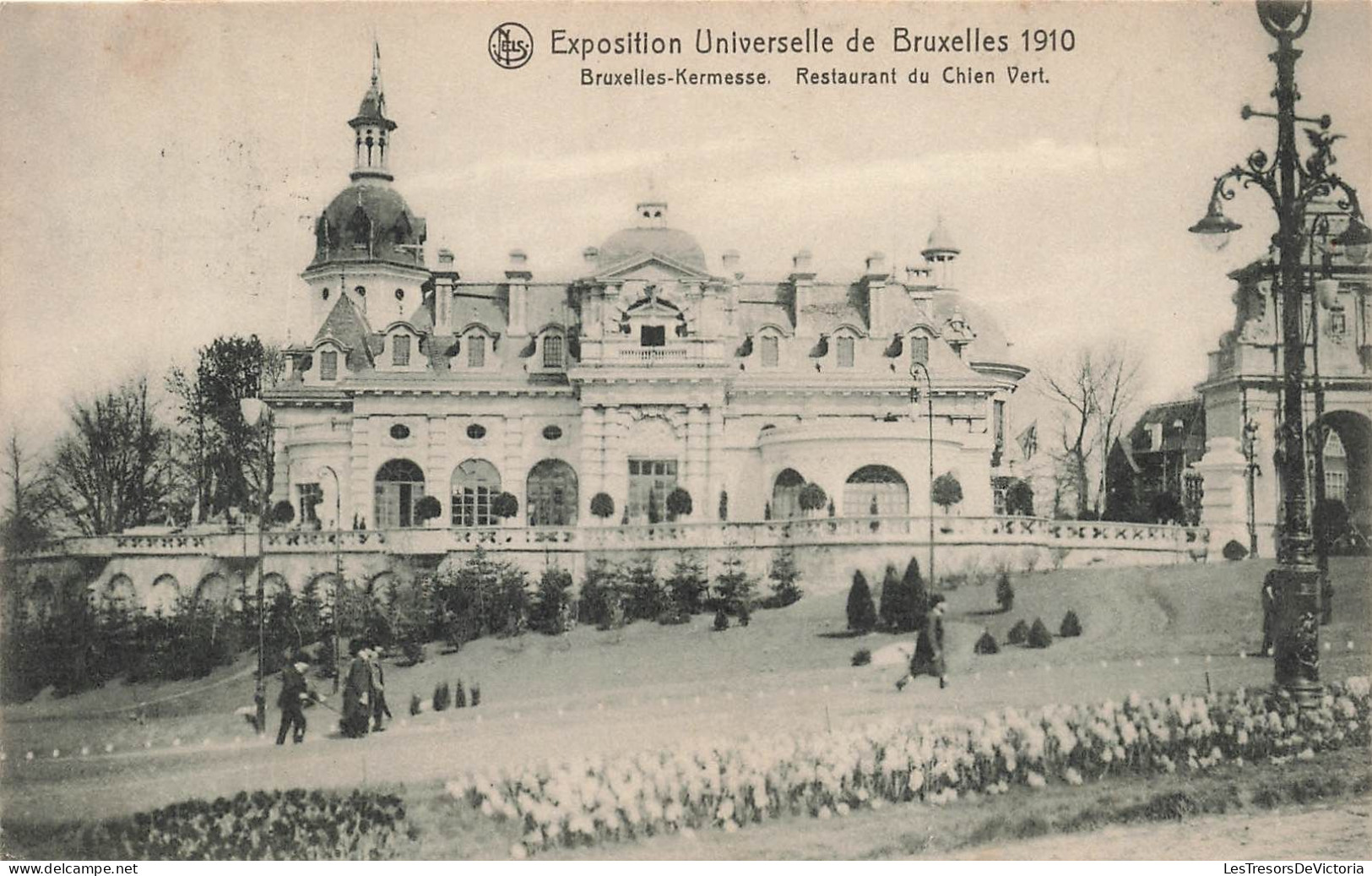 BELGIQUE - Bruxelles - Exposition Universelle 1910 - Kermesse - Restaurant Du Chien Vert - Carte Postale Ancienne - Exposiciones Universales