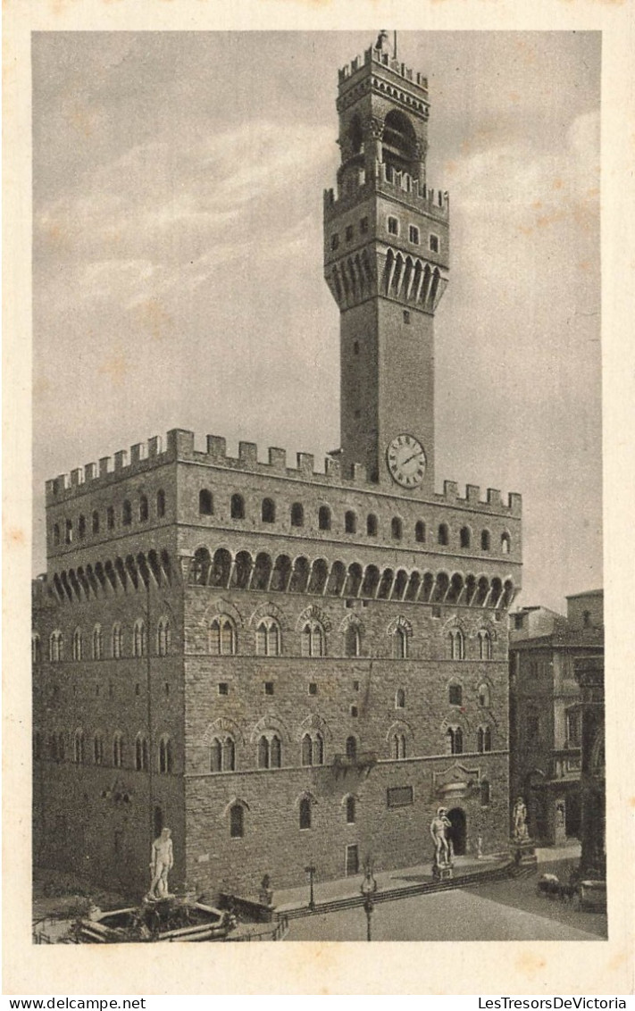 ITALIE - Firenze - Palazzo Vecchio - Vue Panoramique - Vue De L'extérieure - Carte Postale Ancienne - Firenze