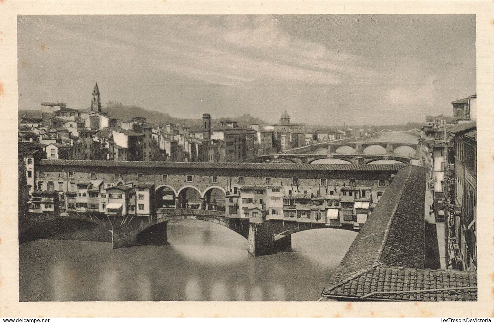 ITALIE - Firenze - Ponte Vecchio - Vue Générale - Vue Sur Un Pont  - Carte Postale Ancienne - Firenze (Florence)