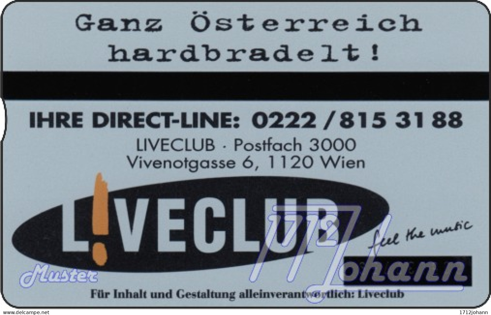 TWK Österreich Privat: "Live Club" Gebr. - Autriche