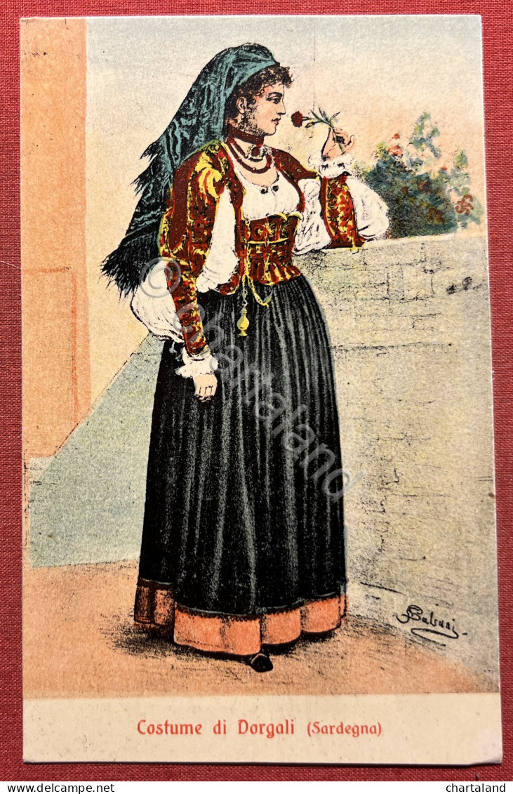 Cartolina - Costume Di Dorgali ( Nuoro, Sardegna ) - 1920 Ca. - Nuoro
