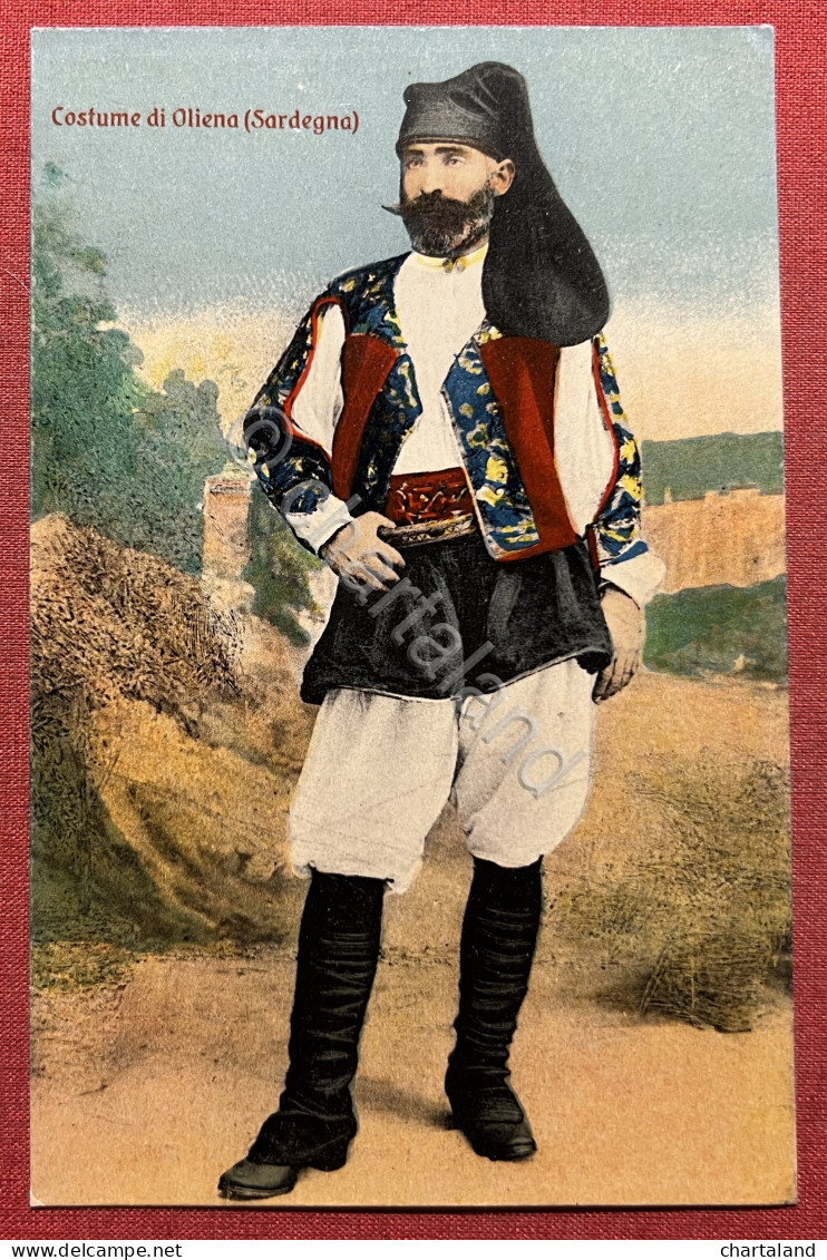 Cartolina - Costume Di Oliena ( Nuoro, Sardegna ) - 1920 Ca. - Nuoro
