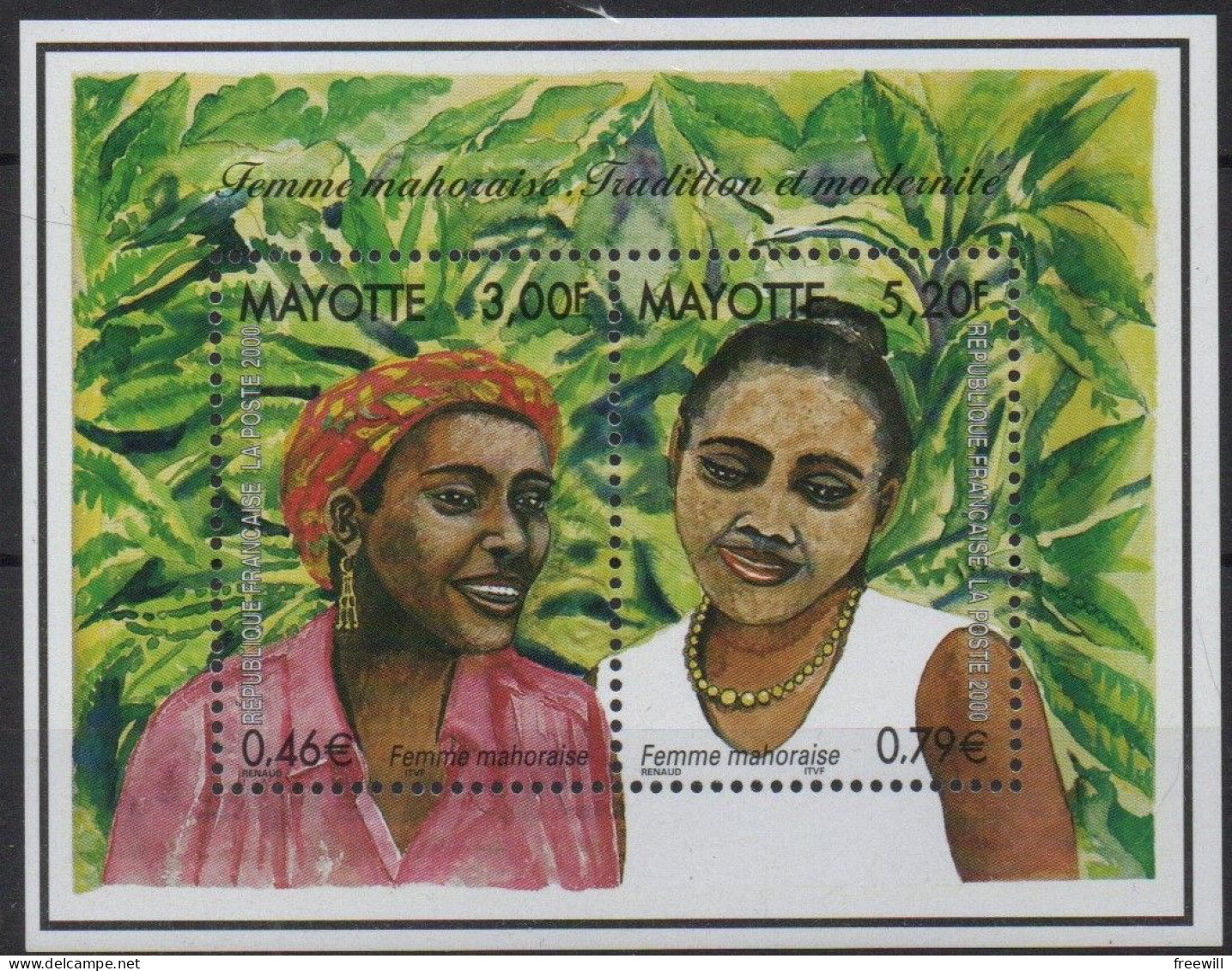 Mayotte 1999 Femme Mahoraise  XXX - Blocks & Kleinbögen