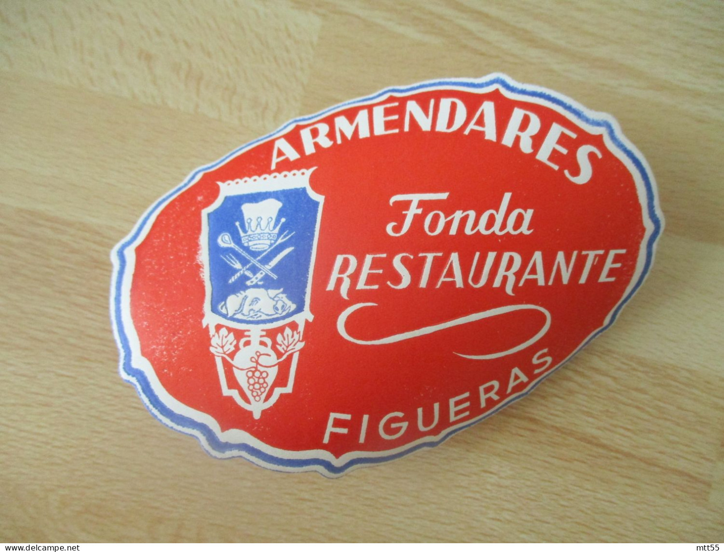 FIGUERAS ARMENDARES FONDA RESTAURANTE ETIQUETTE HOTEL - Hotel Labels