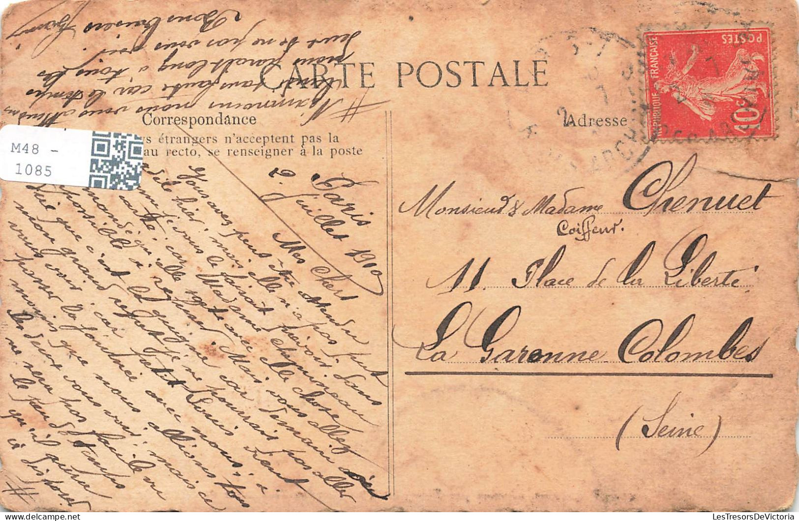 EVÉNEMENTS - L'accusateur Public - Paris - 1793 - Au Nom De La République - Carte Postale Ancienne - Autres & Non Classés