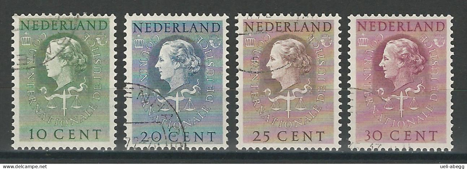 Niederlande NVPH D34, 37-39, Mi D34, 37-39 O - Dienstzegels