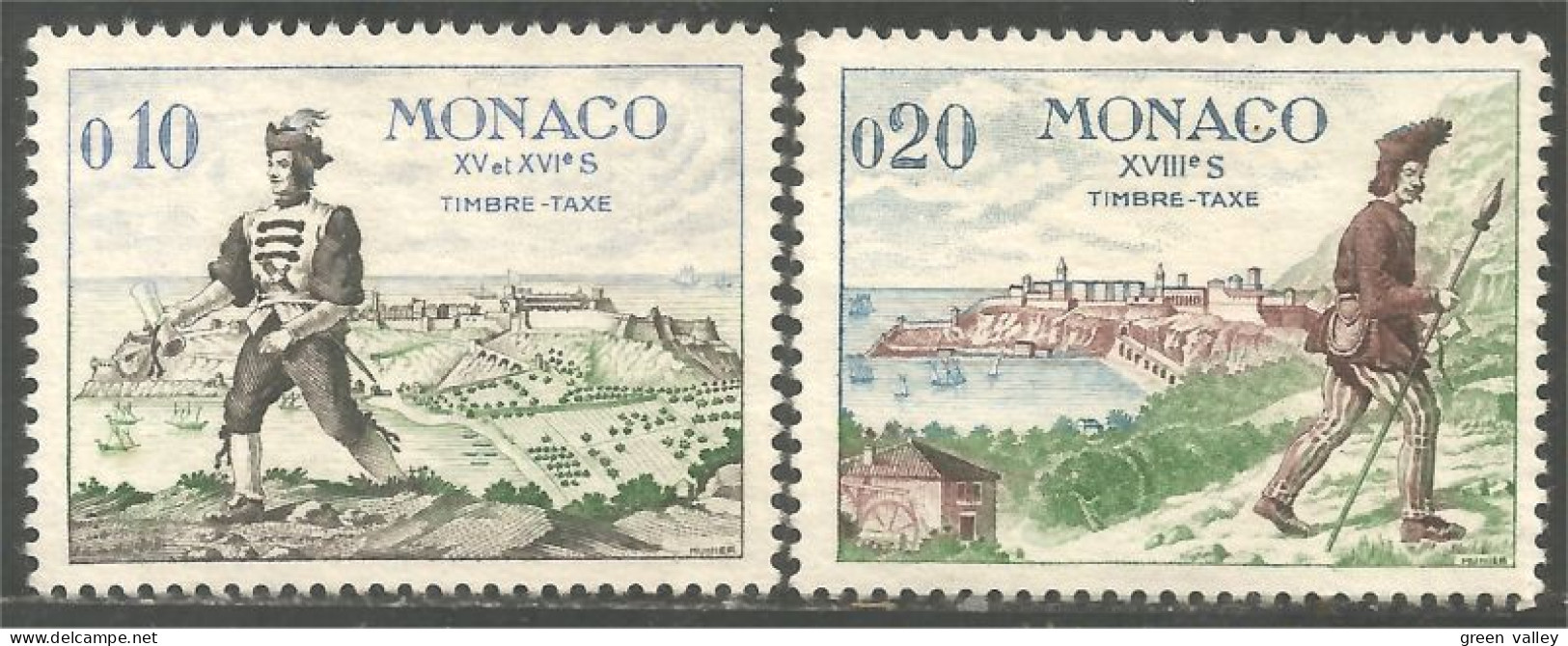 630 Monaco Taxe 1960 Postman Facteur Messager Messenger Mail Postier MH * Neuf (MON-452) - Postage Due